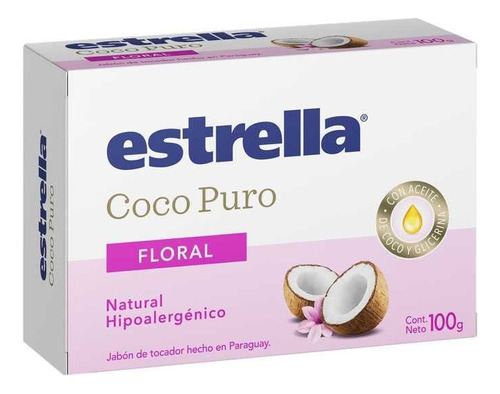 Estrella Jabon X100g Coco Floral  