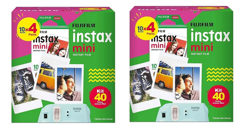 Kit Filme Instax Mini Colors 80 Fotos Fujifilm Link 9 11 12