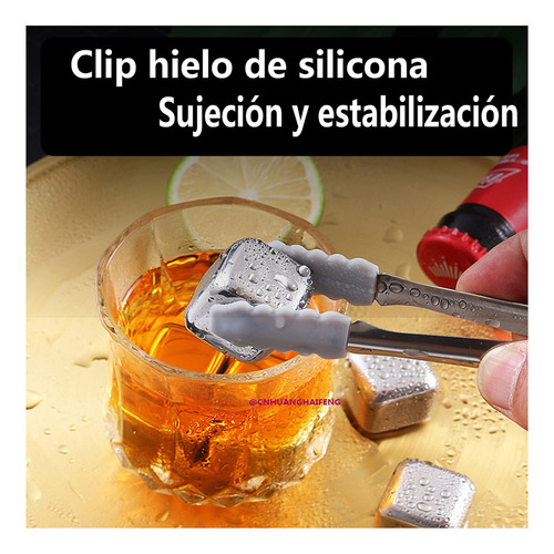 -- Cubitos Hielo Congelados Acero Inoxidable Ecológicos New