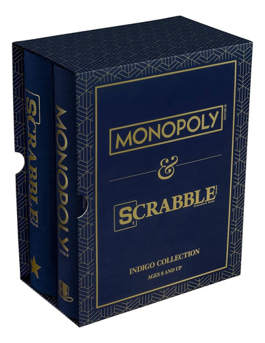 Ws Game Company Monopoly Y Scrabble Indigo Bookshelf Game Co