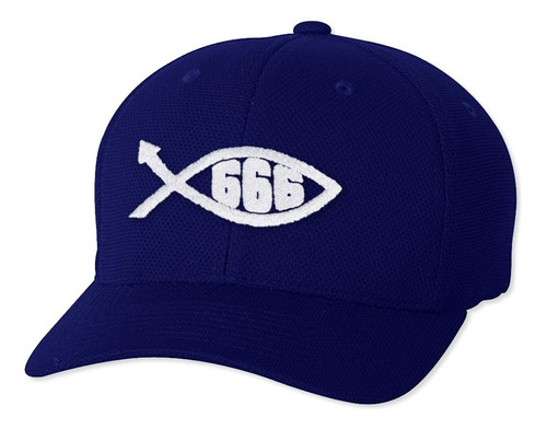 Gorra De Malla De Piqué Devil Fish Bordado Flexfit Para Adul