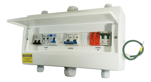 String Box Solar Dc Off-grid 40a Para Inversor 2500w 24v