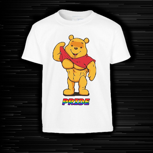 Polera Orgullo Gay Winnie Pooh