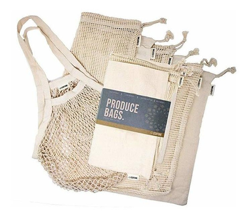 Ecoture Eco Friendly Producir Reutilizable Bolsas De Malla Y