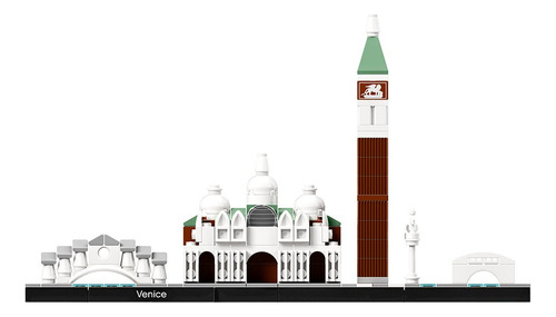 Set De Bloques De Construcción Lego Architecture Venice 2102