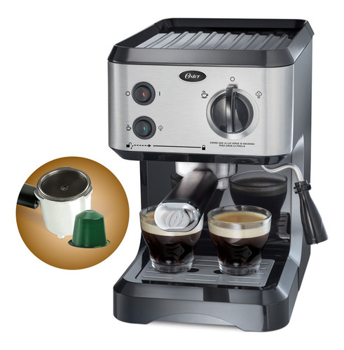 Cafetera De Vapor Espresso Y Cappuccino Oster® Bvstecmp65