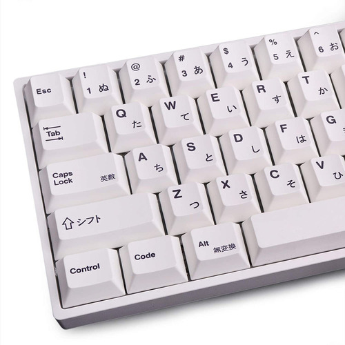 Teclado Mecanico 135 Teclas Blanco Japones Cherry