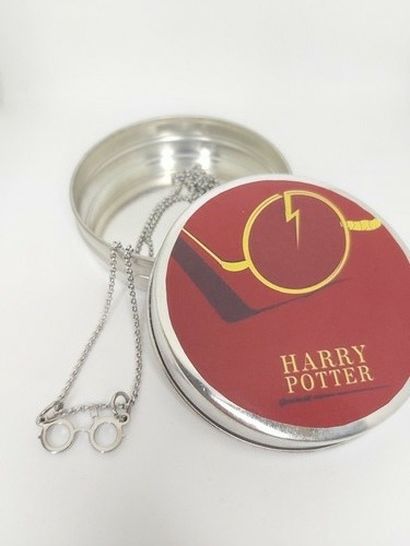 Collar Harry Potter/ Anteojos/acero Quirúrgico 