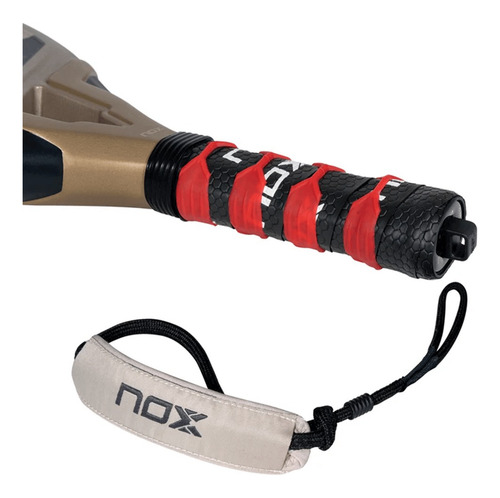 Paleta De Pádel Nox Tino Libaak Tl10 Future Eva + Color Dorado