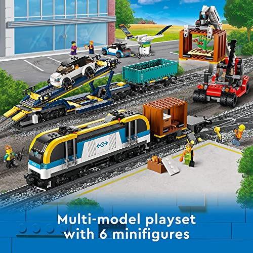 Toy Lego City Freight Train Set 60336 W/ Remote Control