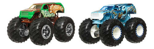 Hot Wheels Monster Trucks Paquete Sorpresa De 2 Autos 1:64 Multicolor