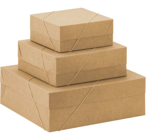 Caixa Para Presente Com Tampa Gd (28x28x10) Elast. Kraft