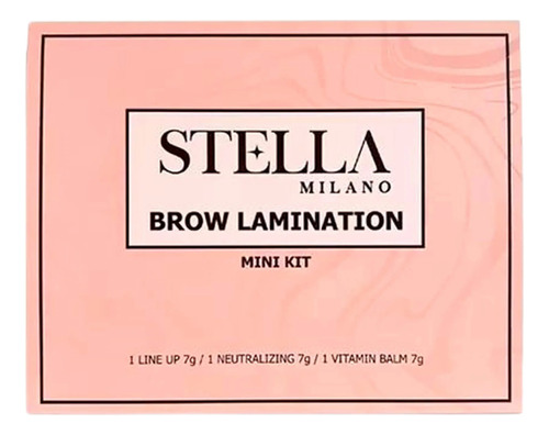 Kit Brow Lamination Lash Lifting Stella Milano 7g - Brindes