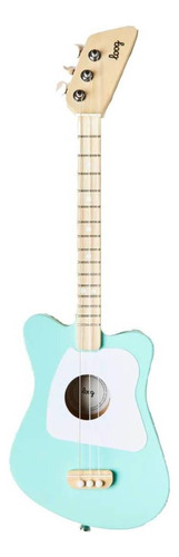 Guitarra criolla clásica infantil Loog Loog Mini para diestros verde arce
