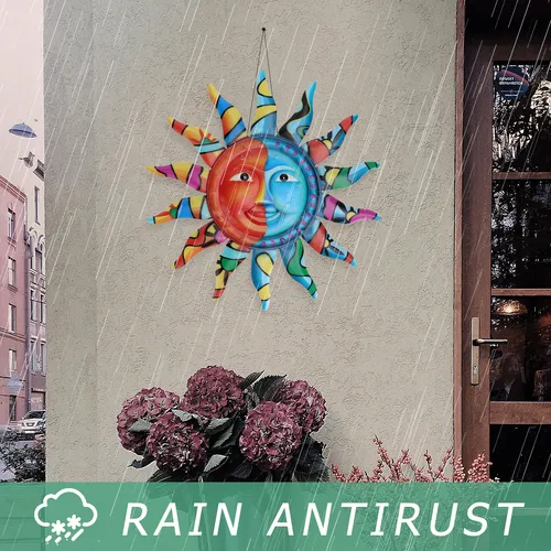 Decoraciones De Pared Con Forma De Sol En Mosaico Para Colga