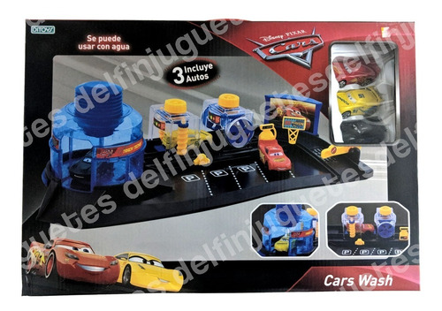 Disney Cars 3 Car Wash Lavadero Autos Hot Wheels Rayo Jackso