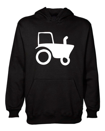 Buzo Canguro Tractor Vector Trabajo Hoodie