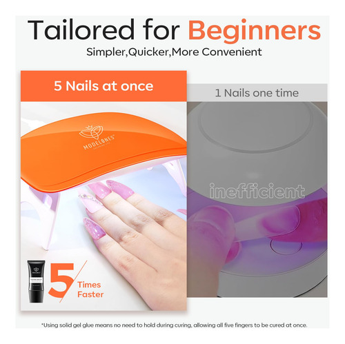 Gel De Uñas Modelones Solid 30 Ml Para Puntas De Uñas De Lar