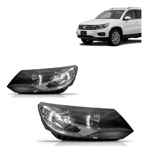 Farol Tiguan 2012 13 14 15 16 17 Elétrico Sem Xenon Sem Led