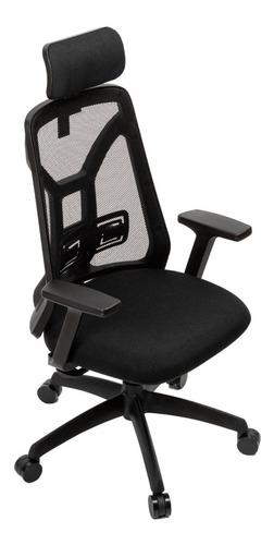 Imagen 3 de 8 de Silla Tokio Ergonómico Mesh Cabezal Regulable Full Baires4