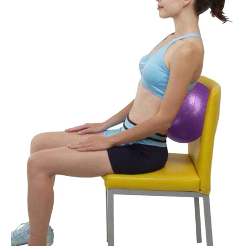 Bola Del Ejercicio Contra Púrpura 25cm 25 Cm De Diámetro.