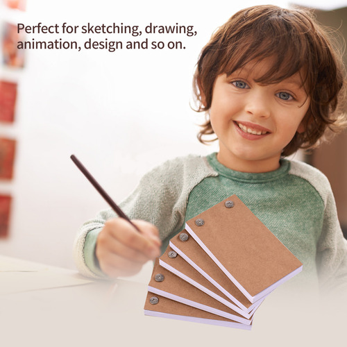 Kit Flipbooks Blank Flip Book De 300 Folhas De Papel De Anim