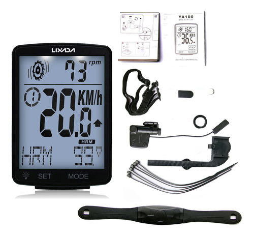 Ordenador De Bicicleta Con Cronómetro De Temperatura Medible