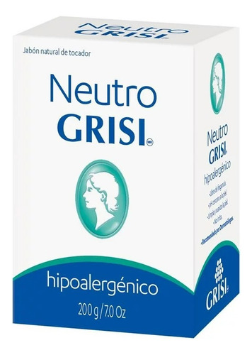 Jabón De Tocador Grisi Neutro Hipoalergénico 200 G