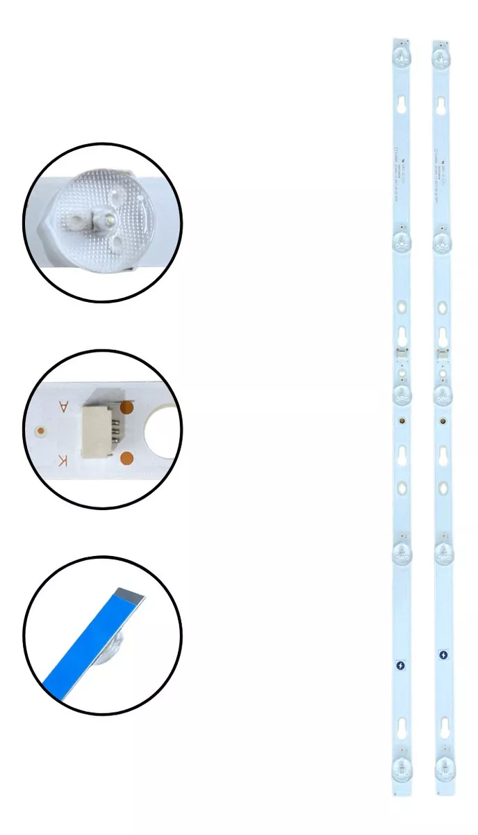 Terceira imagem para pesquisa de kit de barras leds tv tcl 32s6500s