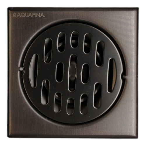 Desagüe Para Piso De Acero Inoxidable 4x4 PuLG, Aquafina.