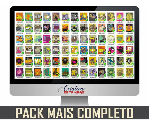 Imagem 3 de 10 de Pack Completo Artes Gráfica Vetores Estampa Imagens Santinho
