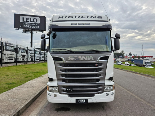 Scania R440 6x2 Highline Ano 18 Teto Alto Automático Ar Cond
