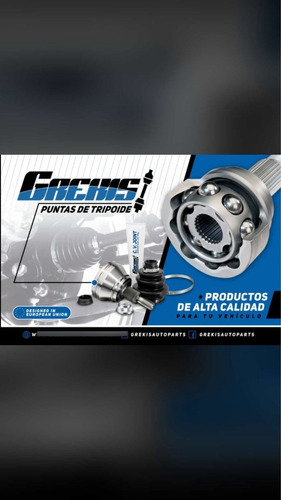 Imagen 1 de 4 de Punta Tripoide Toyota Starlet 1.3 92-98 23*23*56mm R/interno