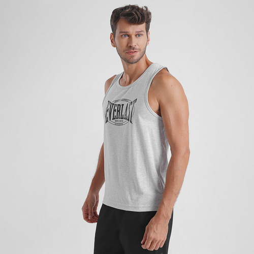 Polera Tank Kot Melange Everlast