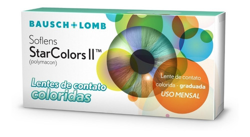 Pupilentes Starcolors I I Soflens Bausch + Lomb Con Estuche 