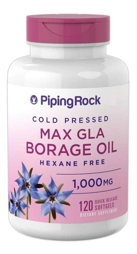 Borage Oil 1000 Mg Gla Aceite Borraja Omega 6,9 Menopausia