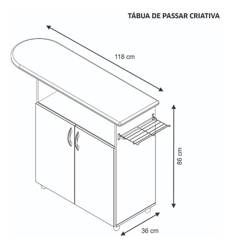 Organizador De Planchado Tabla De Planchar Criativa