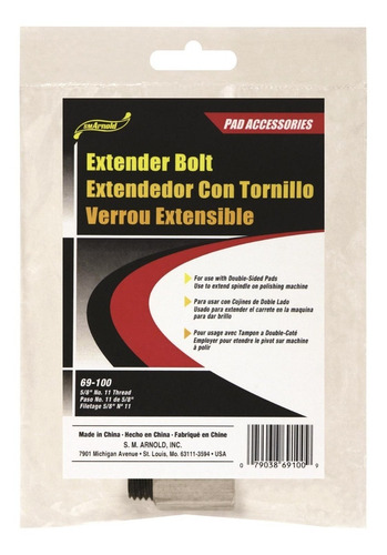 Tornillo Extensor Almohadilla Borla Doble Adaptador Pulidora