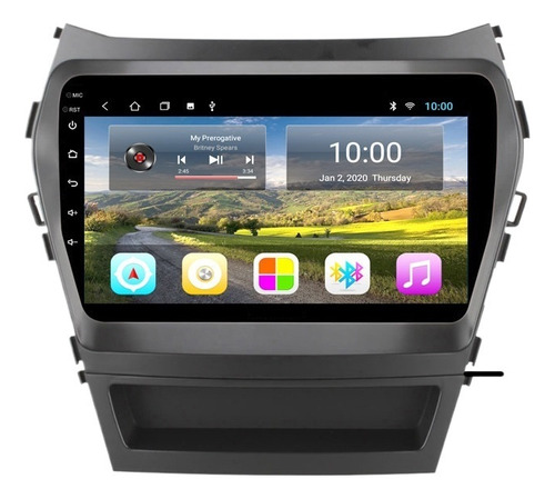 Autoestéreo 2+32g Carplay Para Hyundai Ix45 Santa Fe 2013-17