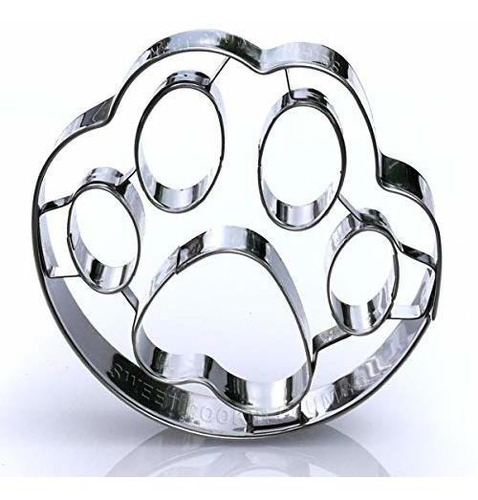 Dog Paw Cookie Cutter - Stainless Steel