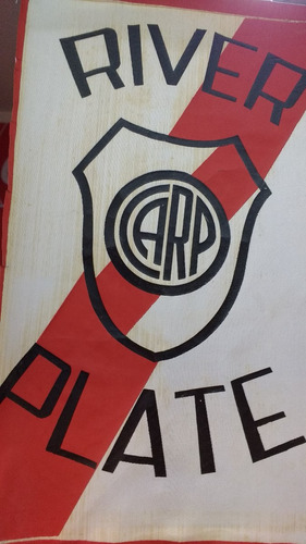 Banderin Historico Decada Del 70 River Plate