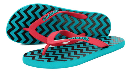 Waves Flip Flops De Thong Femenino (colecc B07nshw2jc_070424