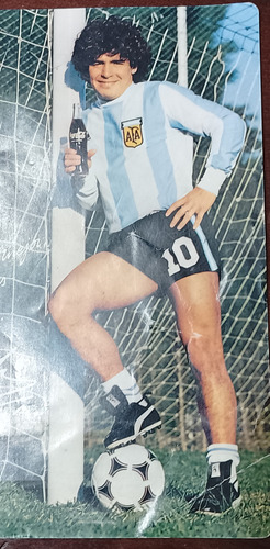 Antigua Publicidad Maradona-cocacola (Usado)