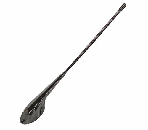 Antena Dianteira Decorativa Preta Resinada De Surfista 34 Cm