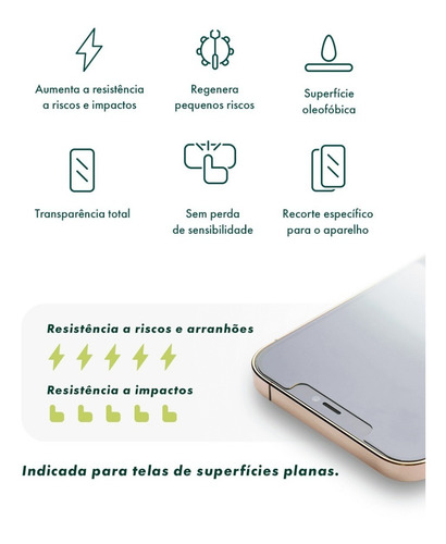 Película Traseira Hprime Para iPhone 16 Nanoshield Fosca