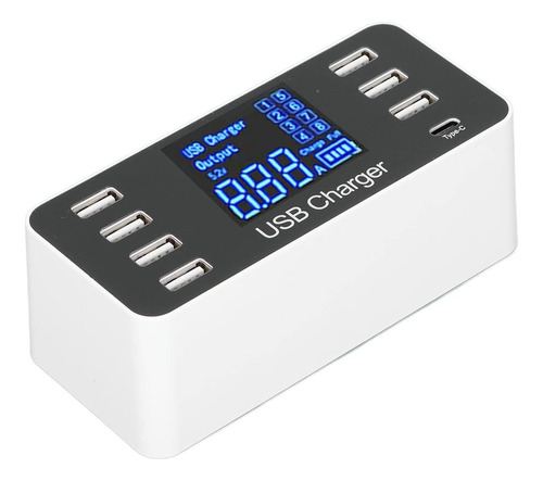 Estação De Carregamento Usb Ultra Rápido Com Porta Qc3.0 40w