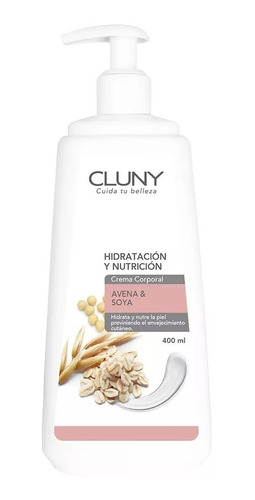 Cluny Crema Corporal De Avena Y Soya  400ml