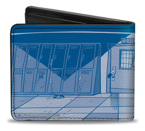 Cartera La Vaca Y El Pollito Cartoom Network Azul Vaca