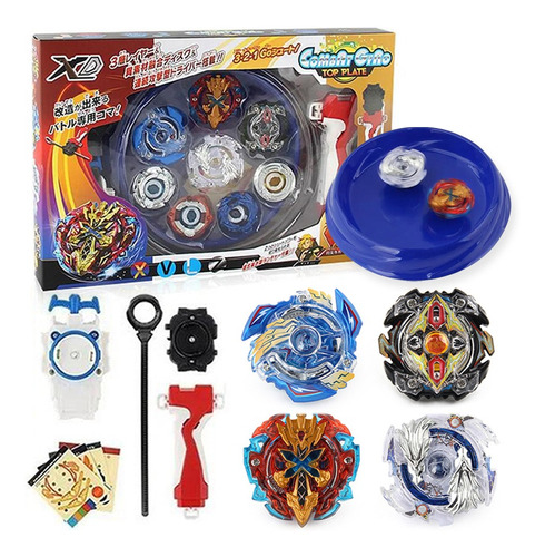 Battle Beyblade 4pcs Burst Juguetes Con Estadio Xd168-1