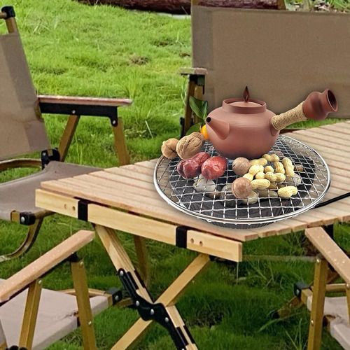 Estera De Barbacoa De Malla Redonda Para Parrilla, 26,5 Cm
